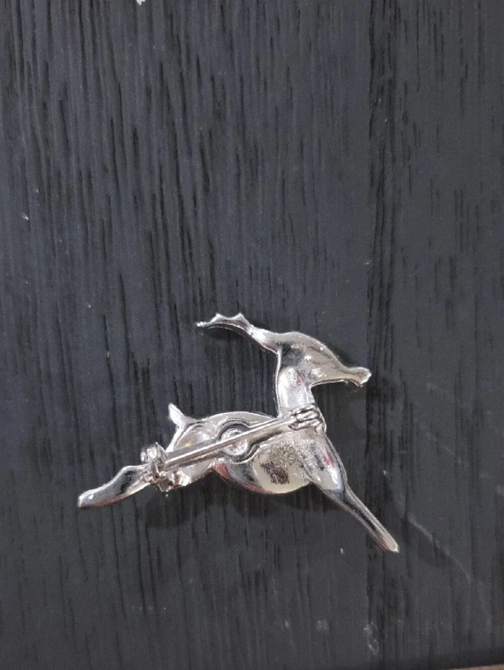 Vintage Leaping Reindeer Rhinestone Brooch Pin - Women's Jewelry
